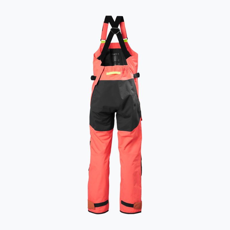 Helly Hansen dámske plachetnicové nohavice Newportal Bib peach echo 7