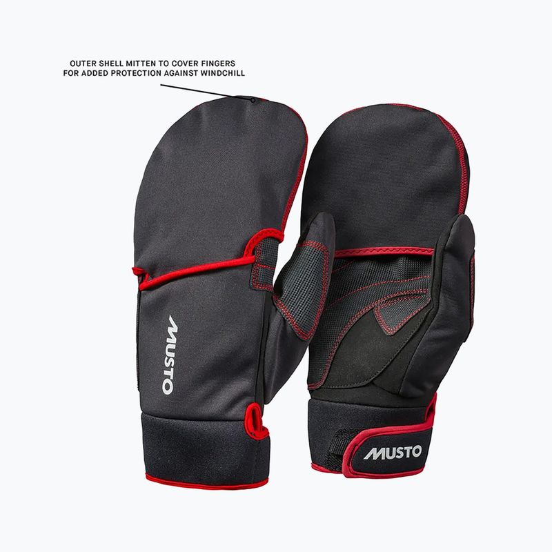 Jachtárske rukavice Musto Performance Winter 2.0 black 2