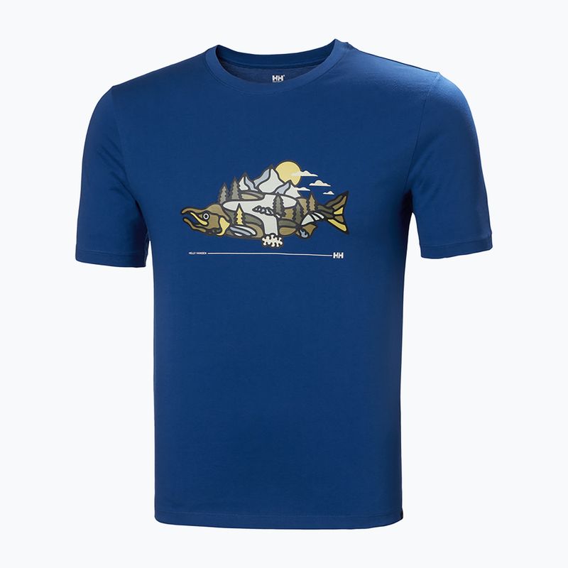 Helly Hansen pánske trekingové tričko F2F Organic Cotton 2.0 modré 63340_606 5
