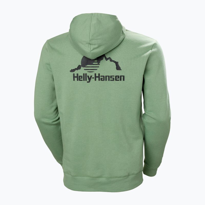 Pánska mikina Helly Hansen Yu Hoodie 2.0 jade 2.0 2