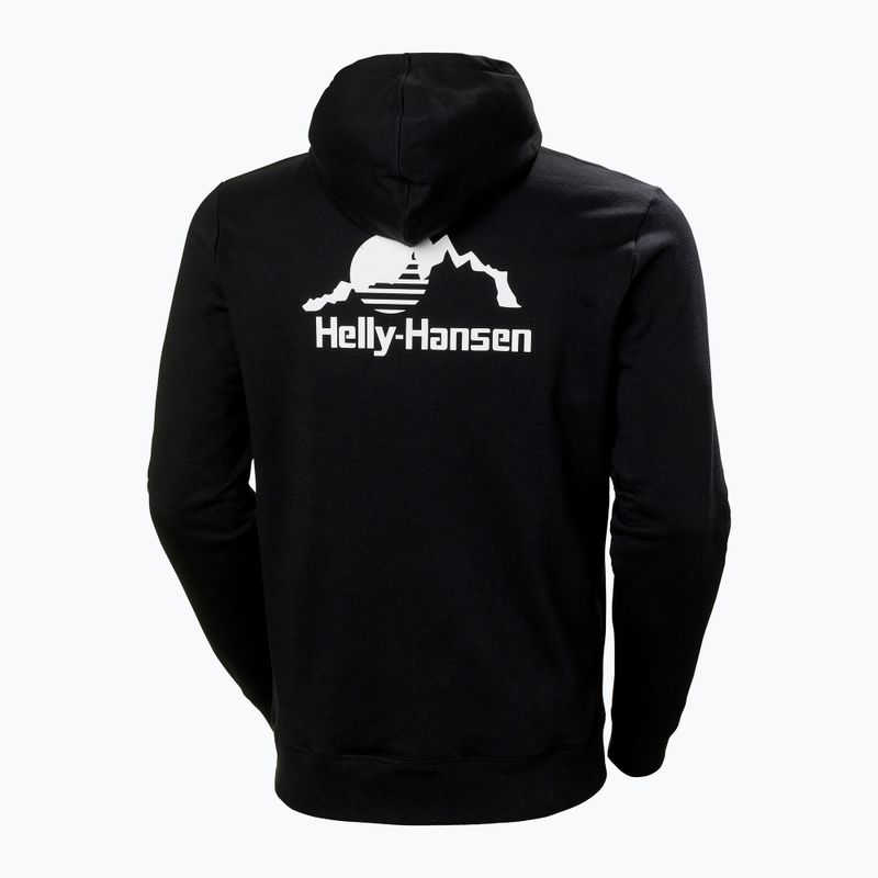 Pánska mikina Helly Hansen Yu Hoodie 2.0 black 2