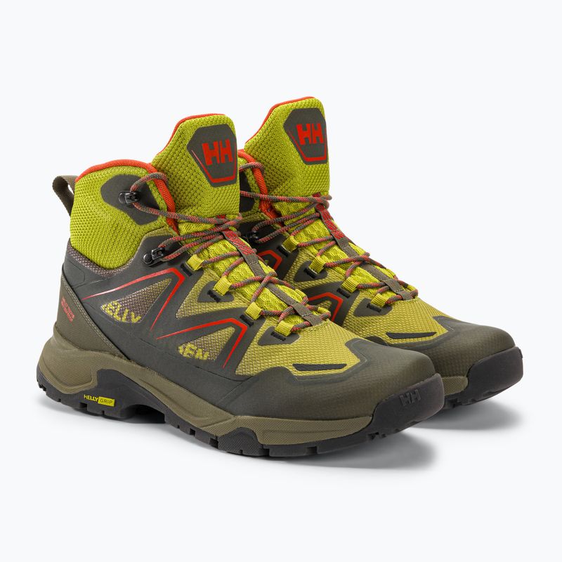 Helly Hansen Cascade Mid HT pánske trekové topánky neon moss/utility green 5