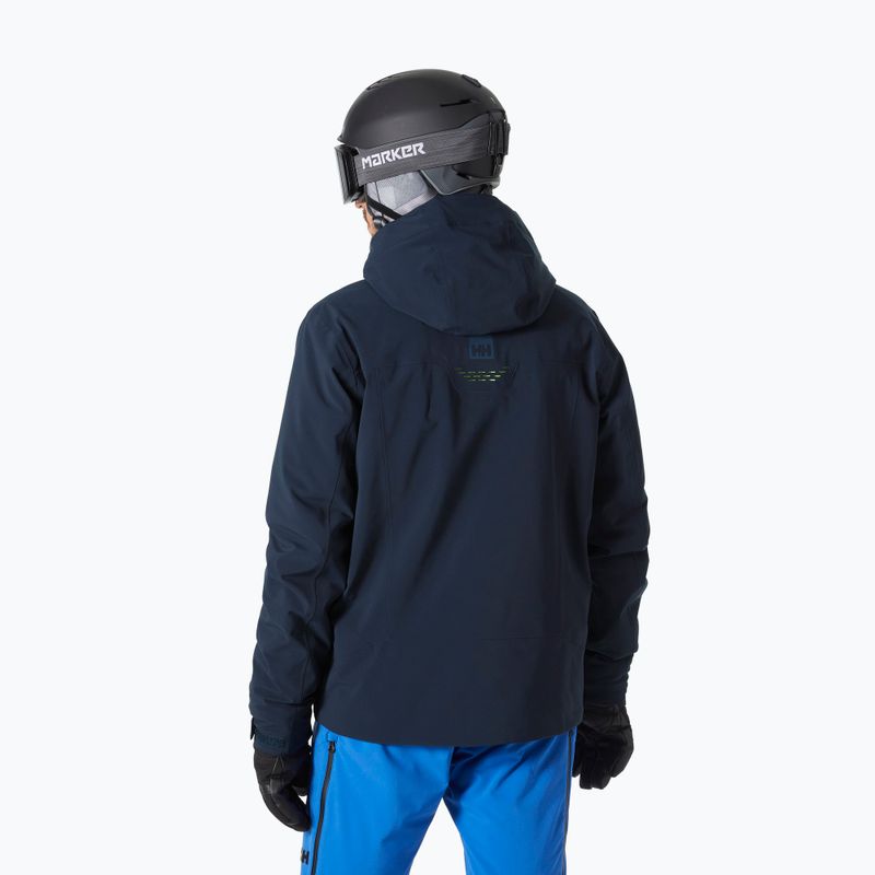 Pánska lyžiarska bunda Helly Hansen Alpha Lifaloft navy 2
