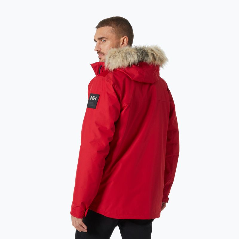 Helly Hansen pánska páperová bunda Coastal 3.0 Parka červená 2