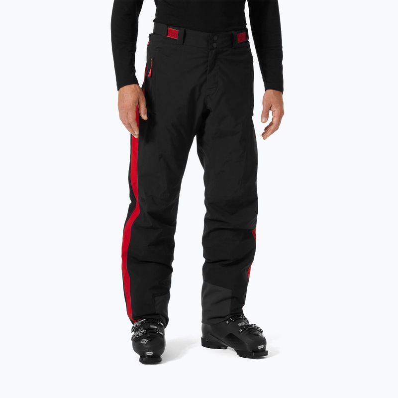 Pánske lyžiarske nohavice Helly Hansen World Cup Insulated Full-Zip black aca