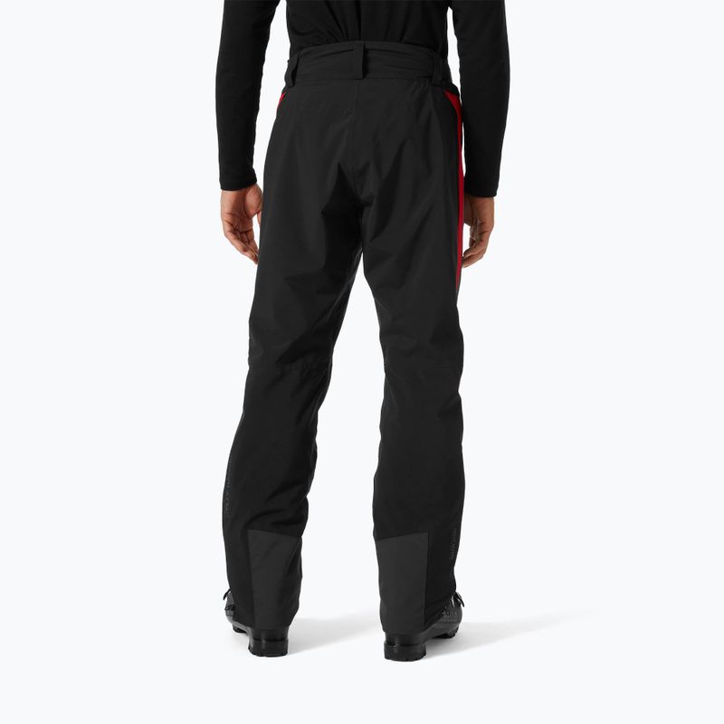 Pánske lyžiarske nohavice Helly Hansen World Cup Insulated Full-Zip black aca 2