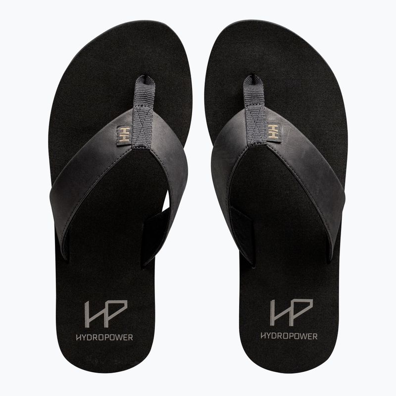 Pánske žabky Helly Hansen Seasand 2 Leather Sandals black / fallen rock 5