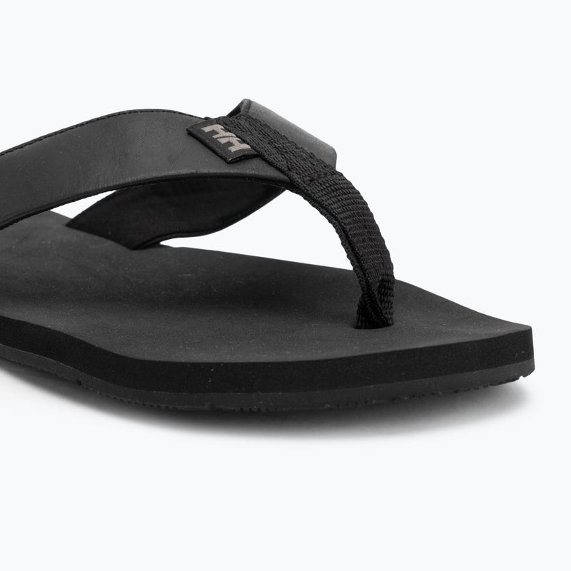 Pánske žabky Helly Hansen Seasand 2 Leather Sandals black / fallen rock 7