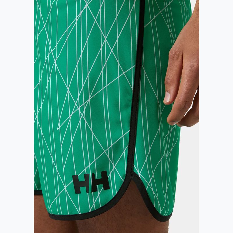 Pánske plavkové šortky Helly Hansen HP Curve Board 7” bright green 3