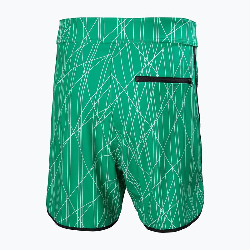 Pánske plavkové šortky Helly Hansen HP Curve Board 7” bright green 6
