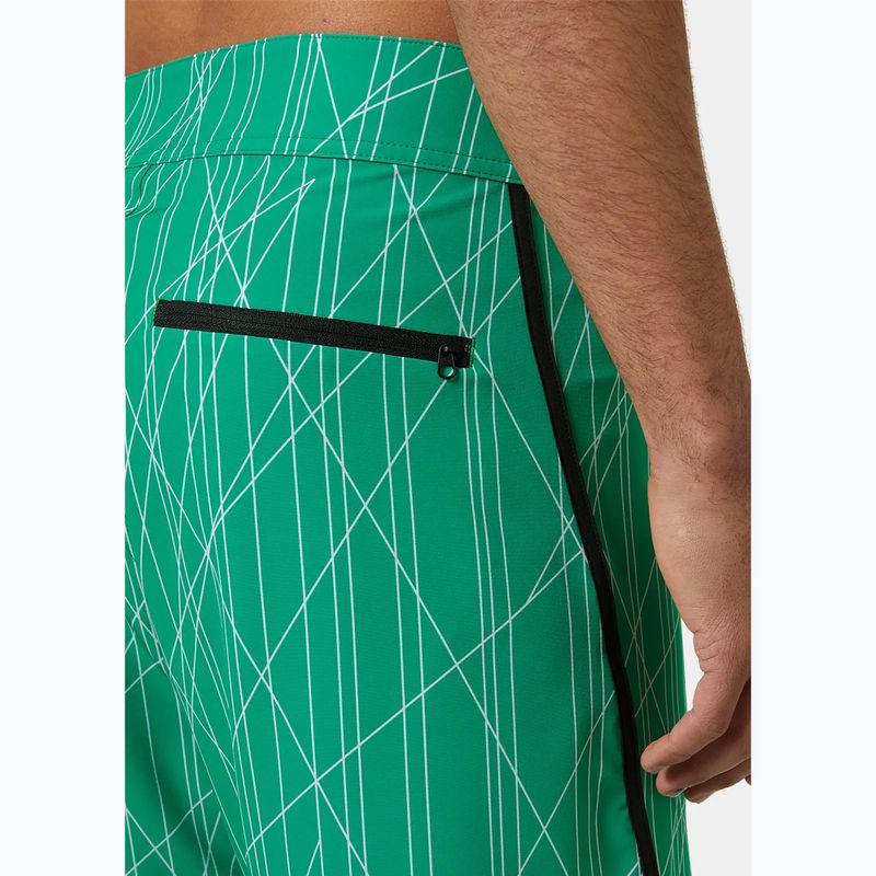 Pánske plavkové šortky Helly Hansen HP Curve Board 7” bright green 6