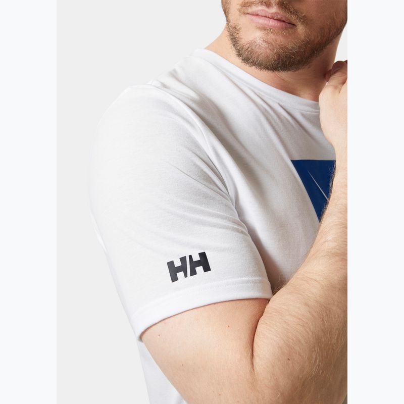 Pánske tričko Helly Hansen HP Race Graphic white 4