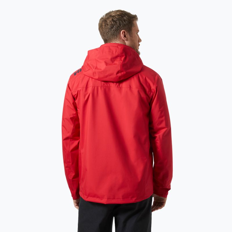 Pánska bunda Helly Hansen Crew Hooded Midlayer 2 red 2