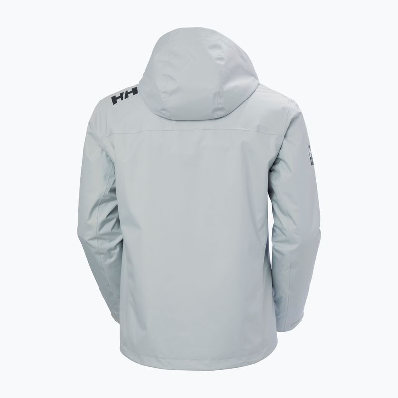 Pánska jachtárska bunda Helly Hansen Crew Hooded Midlayer 2 grey fog 2