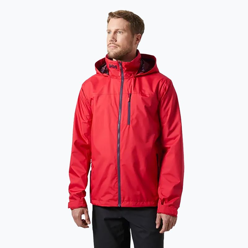 Pánska bunda Helly Hansen Crew Hooded 2.0 červená