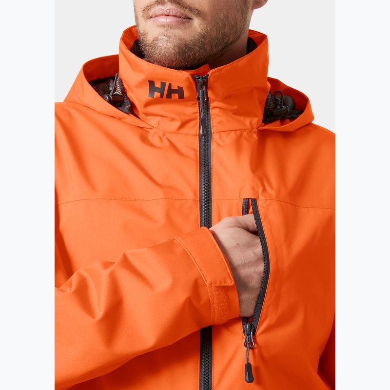 Pánska bunda Helly Hansen Crew Hooded 2.0 flame 5