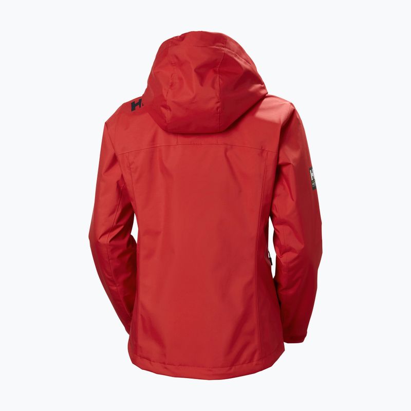 Dámska jachtárska bunda Helly Hansen Crew Hooded Midlayer 2.0 red 2