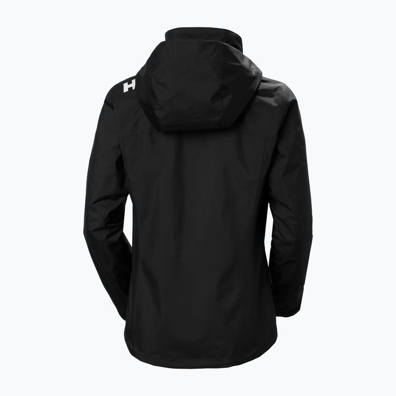 Dámska jachtárska bunda Helly Hansen Crew Hooded Midlayer 2.0 black 2