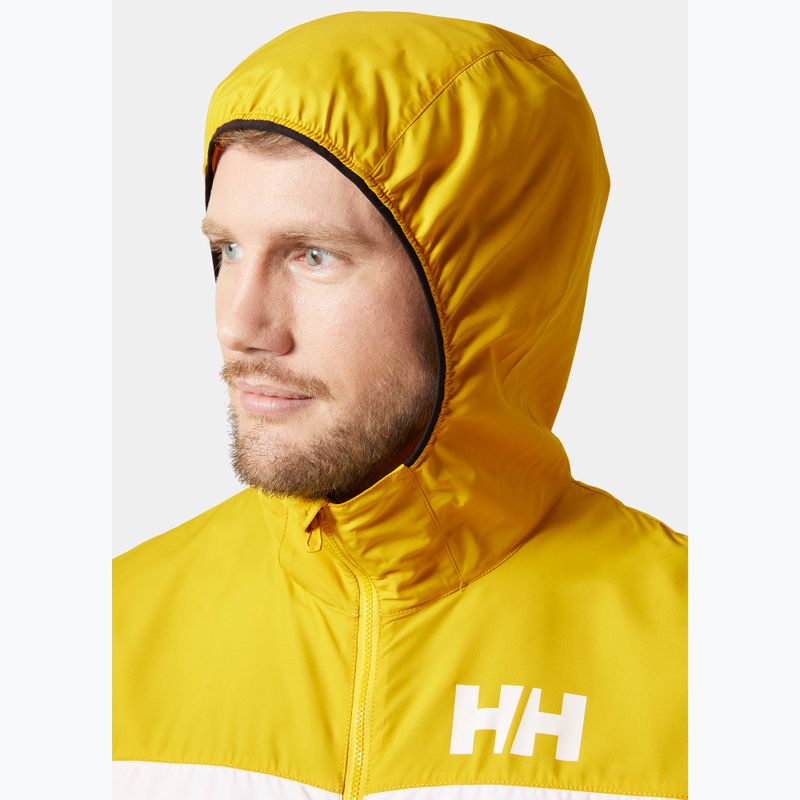 Pánska bunda Helly Hansen Salt Striped Windbreaker gold rush 3