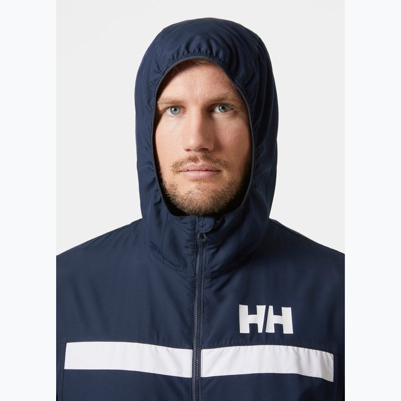Pánska bunda Helly Hansen Salt Striped Windbreaker navy 3