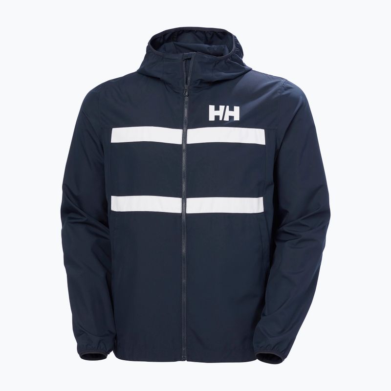 Pánska bunda Helly Hansen Salt Striped Windbreaker navy 5