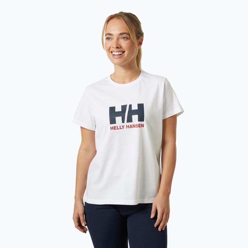 Dámske tričko Helly Hansen Logo 2.0 white