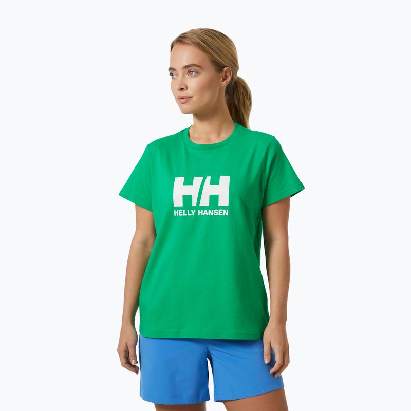 Dámske tričko Helly Hansen Logo 2.0 bright green