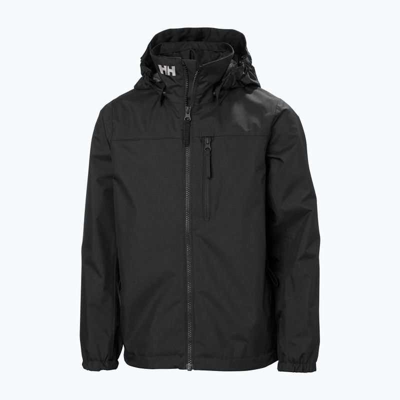 Detská bunda Helly Hansen Crew Hooded JR black 7