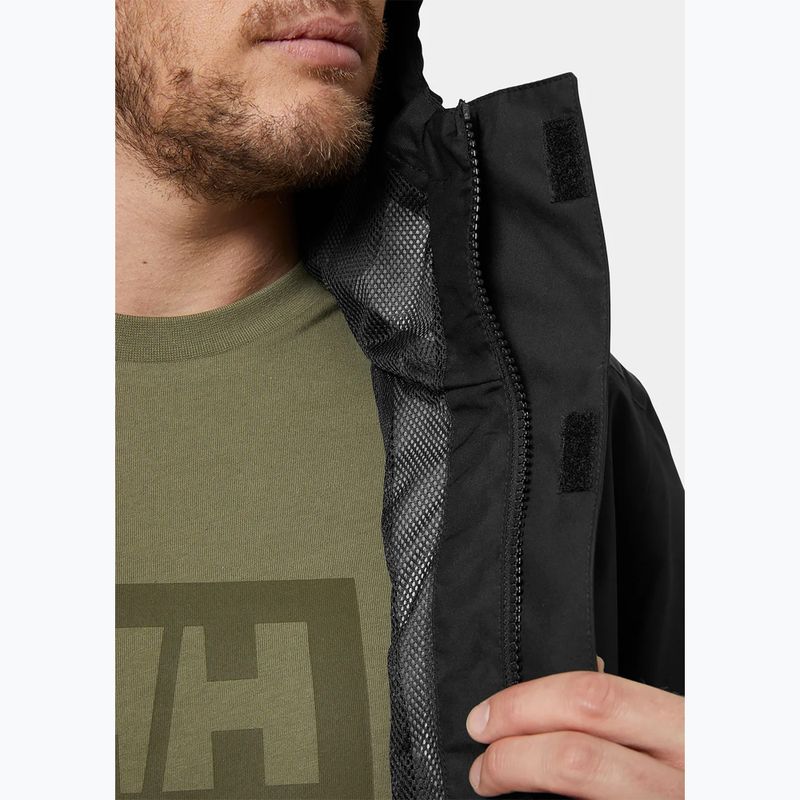 Nepremokavý plášť Helly Hansen Vancouver Rain Coat black 4