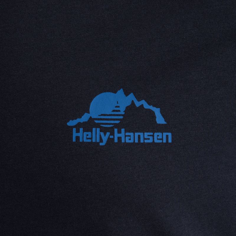 Pánske trekingové tričko Helly Hansen Nord Graphic navy 3