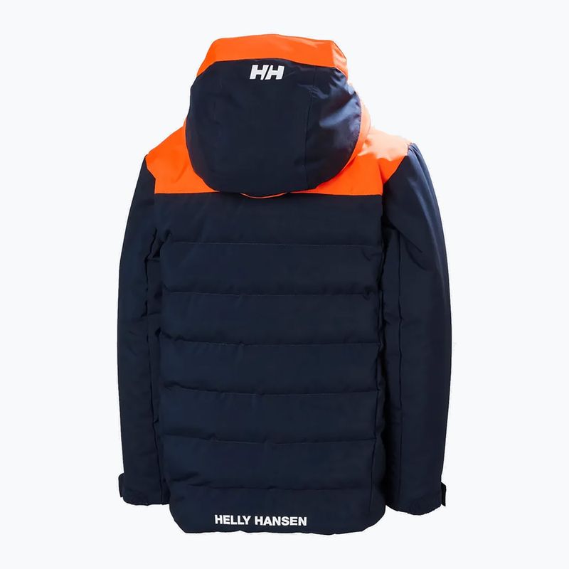 Detská lyžiarska bunda Helly Hansen Cyclone navy 9