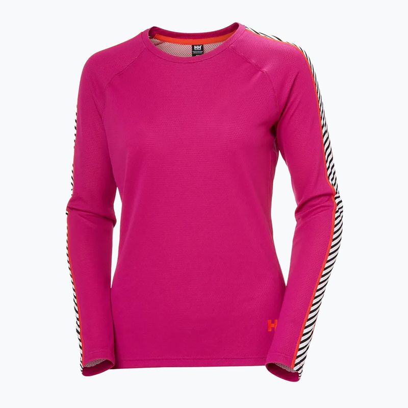 Dámska termoaktívna mikina Helly Hansen Lifa Active Stripe Crew magenta 2.0 4