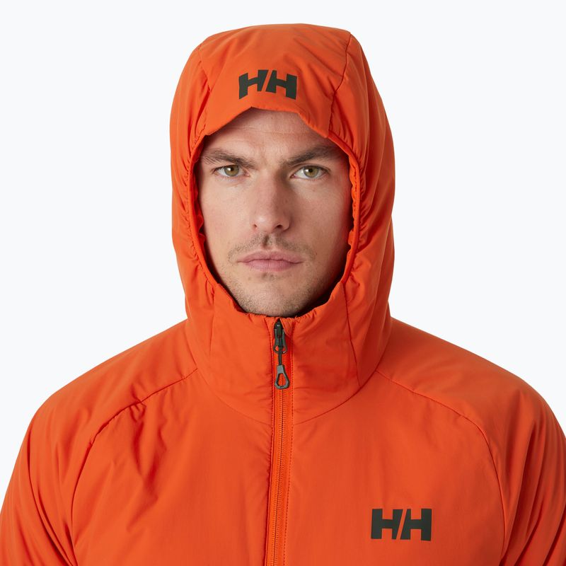 Pánska hybridná bunda Helly Hansen  Odin Lt Stretch Hood Ins 2.0 patrol orange 3