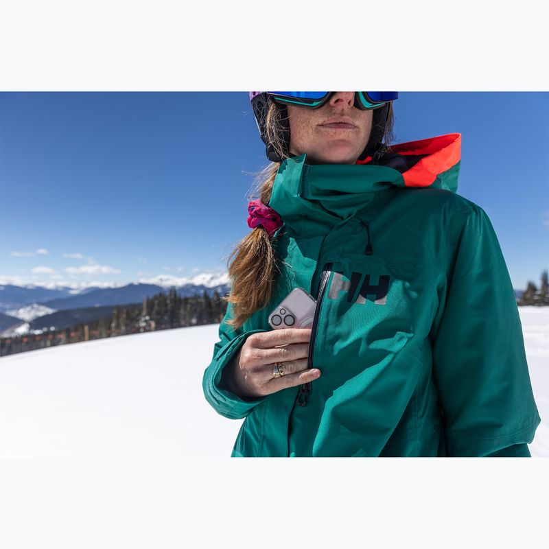 Dámska lyžiarska bunda Helly Hansen Powshot emerald 11