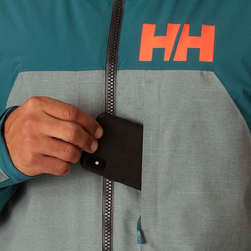 Pánska lyžiarska bunda Helly Hansen Straightline Lifaloft 2.0 dark creek 4