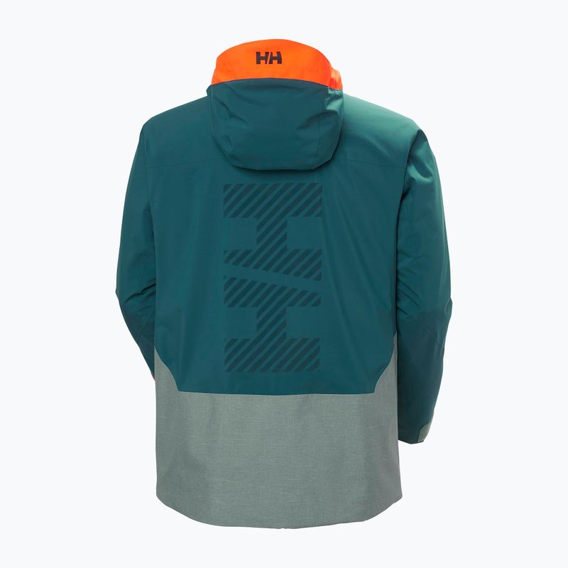 Pánska lyžiarska bunda Helly Hansen Straightline Lifaloft 2.0 dark creek 11