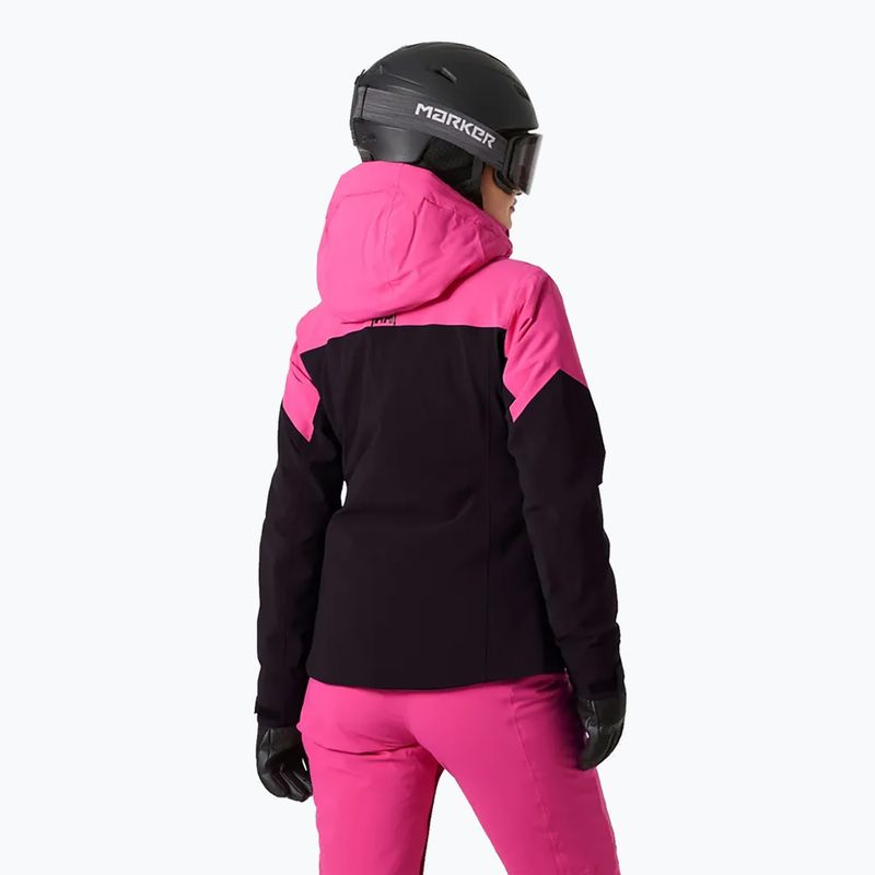 Dámska lyžiarska bunda Helly Hansen Alphelia dragon fruit black 2