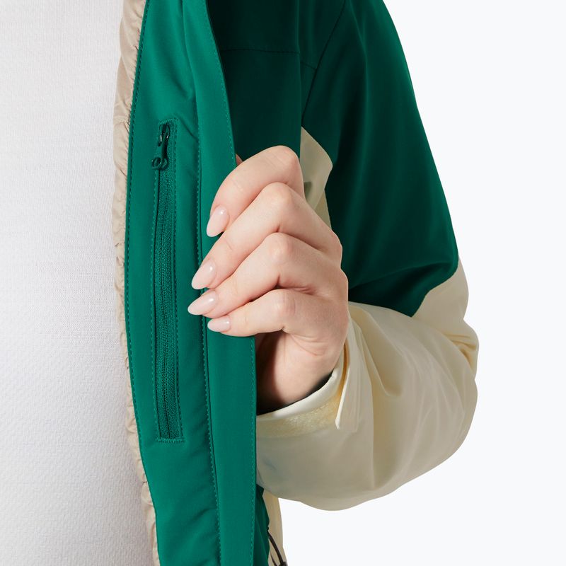 Dámska lyžiarska bunda Helly Hansen Alphelia emerald snow 5