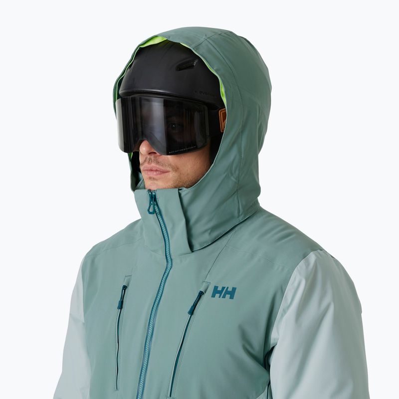 Pánska lyžiarska bunda Helly Hansen Alpha 4.0 cactus 3