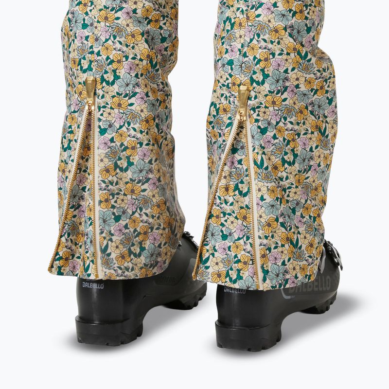 Dámske lyžiarske nohavice Helly Hansen St. Moritz Insulated 2.0 sand floral aop 4