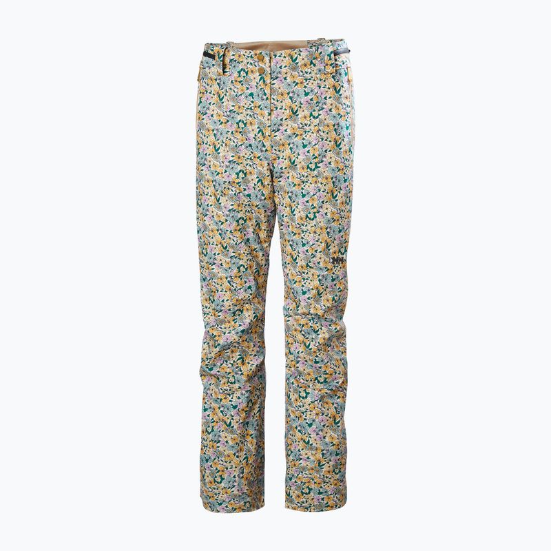 Dámske lyžiarske nohavice Helly Hansen St. Moritz Insulated 2.0 sand floral aop 5