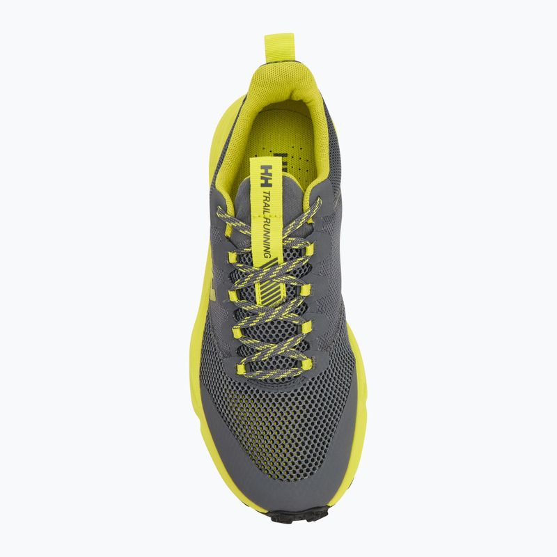 Pánska bežecká obuv Helly Hansen Featherswift 2 Tr charcoal/sweet lime 5