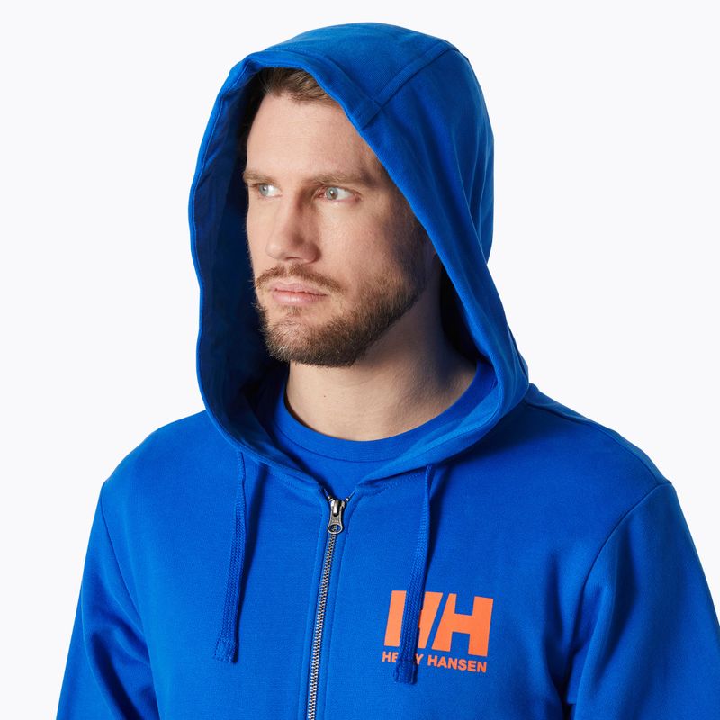 Pánska mikina Helly Hansen HH Logo Full Zip Hoodie 2.0 cobalt 2.0 3