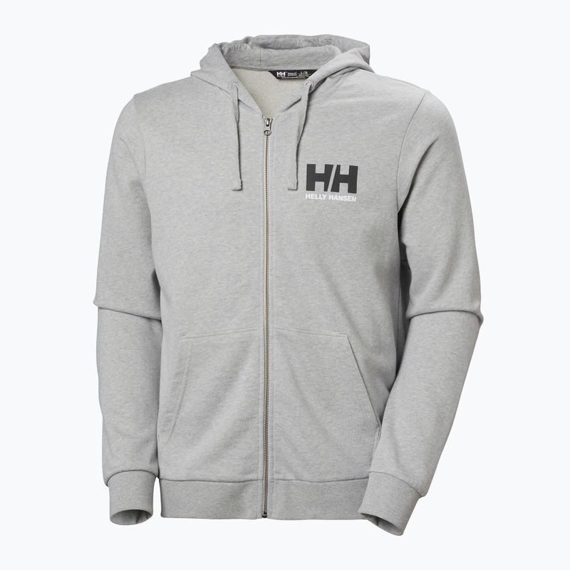 Pánska mikina Helly Hansen HH Logo Full Zip Hoodie 2.0 grey/ melange 5