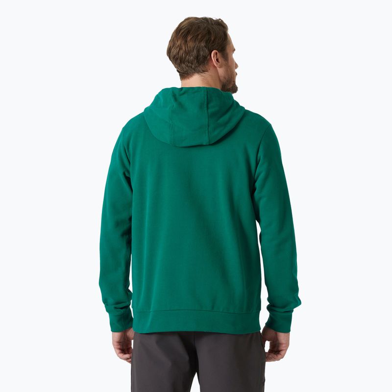 Pánska mikina Helly Hansen HH Logo Hoodie 2.0 emerald 2