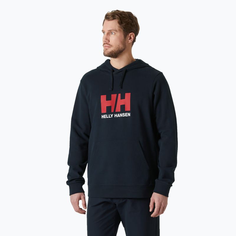 Pánska mikina Helly Hansen HH Logo Hoodie 2.0 navy