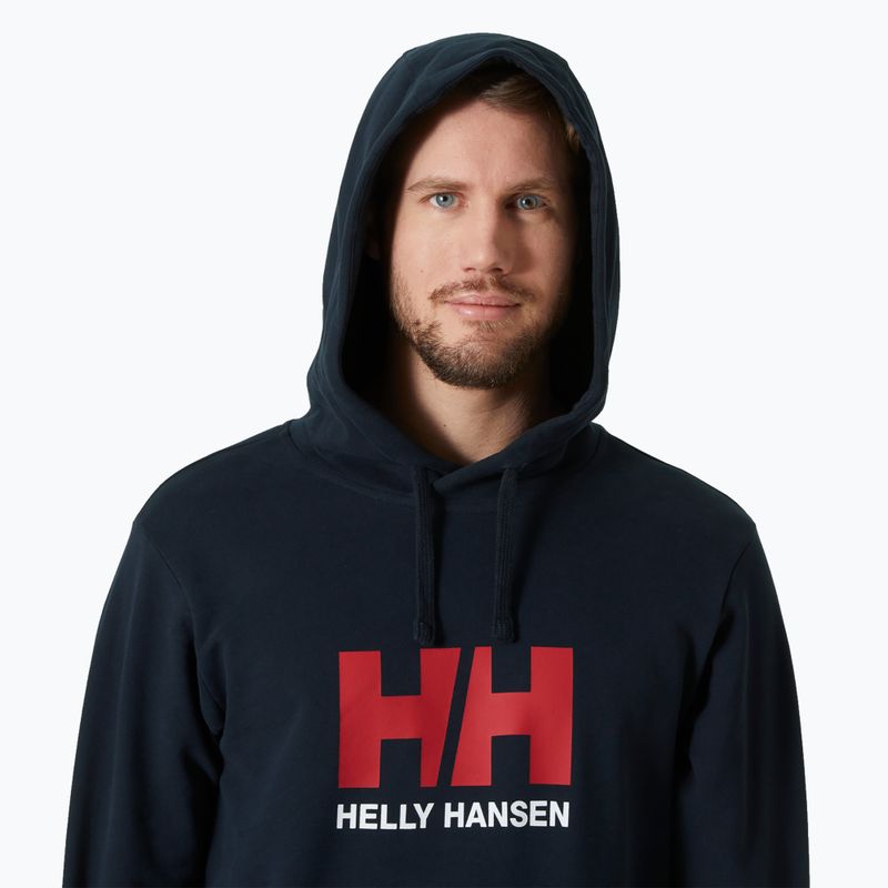 Pánska mikina Helly Hansen HH Logo Hoodie 2.0 navy 3