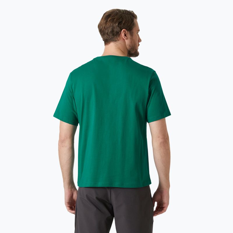 Pánske tričko Helly Hansen Logo 2.0 emerald 2