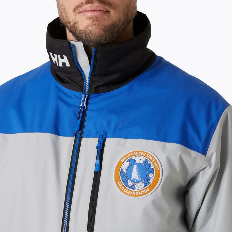 Pánska bunda  Helly Hansen Arctic Ocean Crew Midlayer grey fog 3
