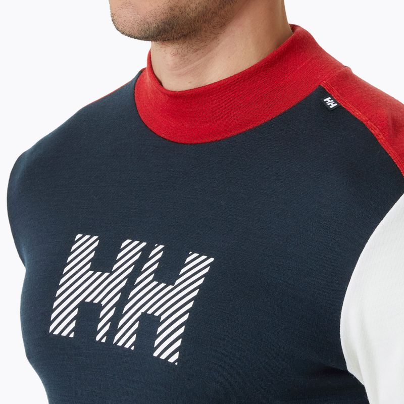 Pánska termo mikina Helly Hansen Lifa Merino Midw Logo off white 4